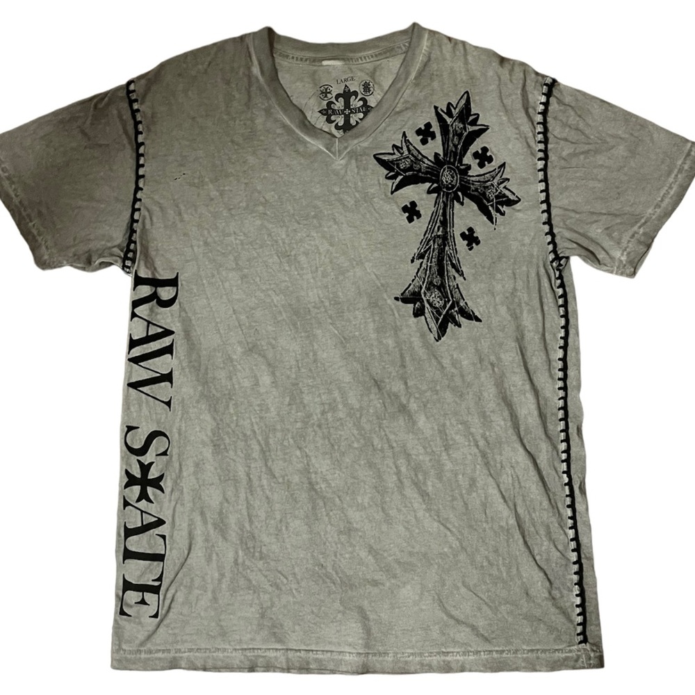 Raw state v neck